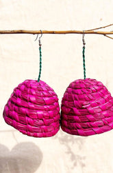 Laabu Basket Earrings (Pink)